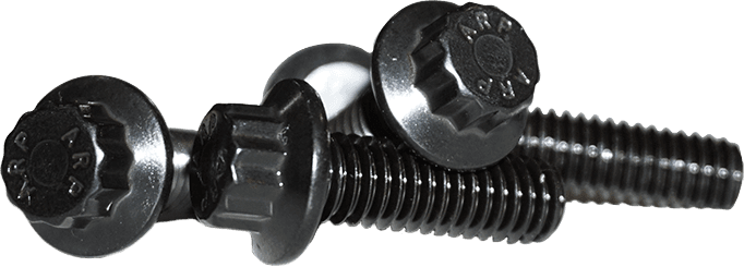 Lyndall Brakes 12 Point Front Rotor Bolts Black 5/16-18X1