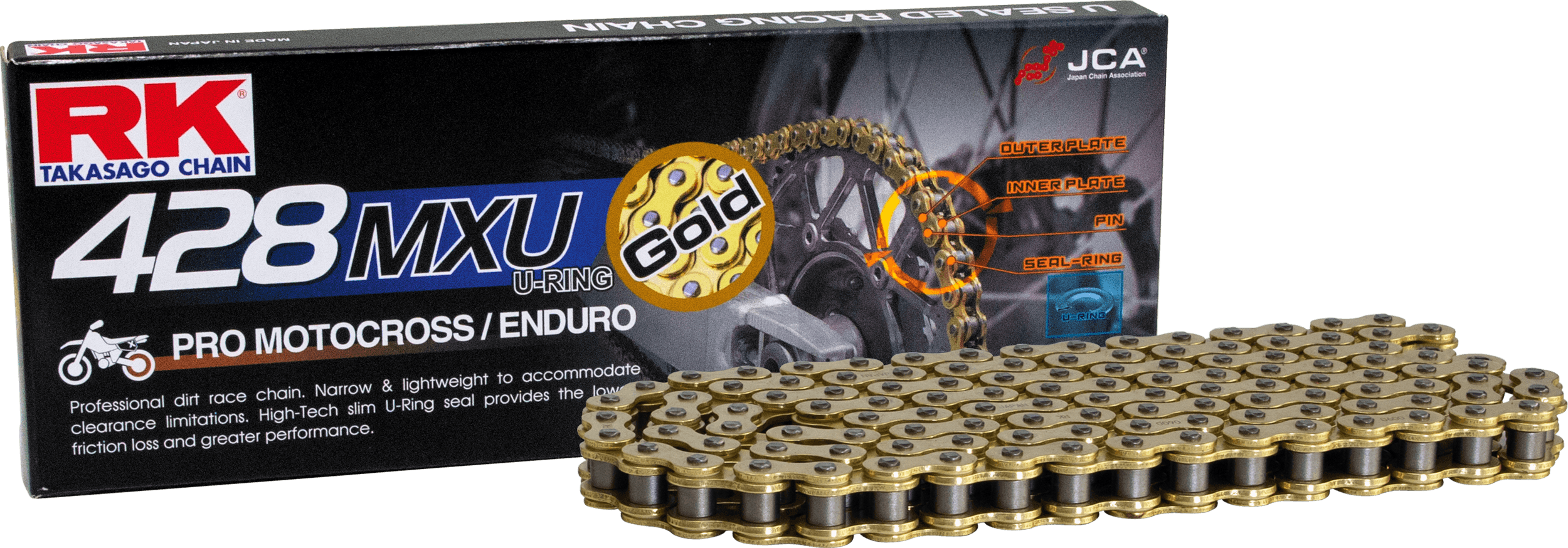 GB428MXU DRIVE CHAIN GOLD 428 X 130