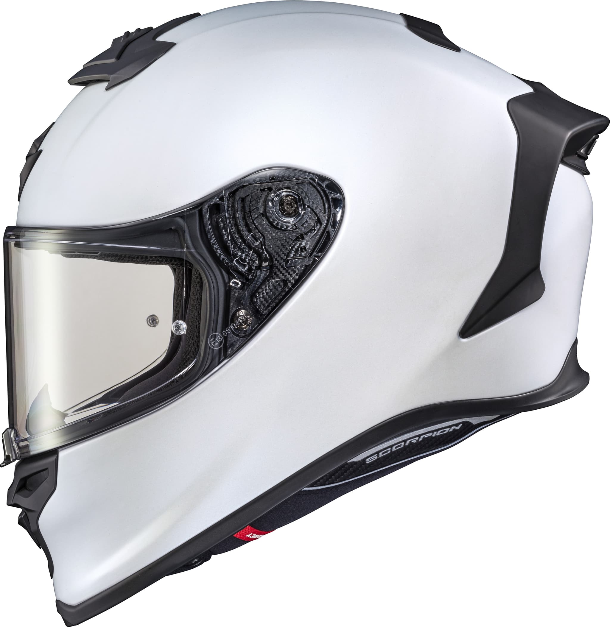 Scorpion Exo EXO-R1 Air Full Face Helmet Matte Pearl White MD