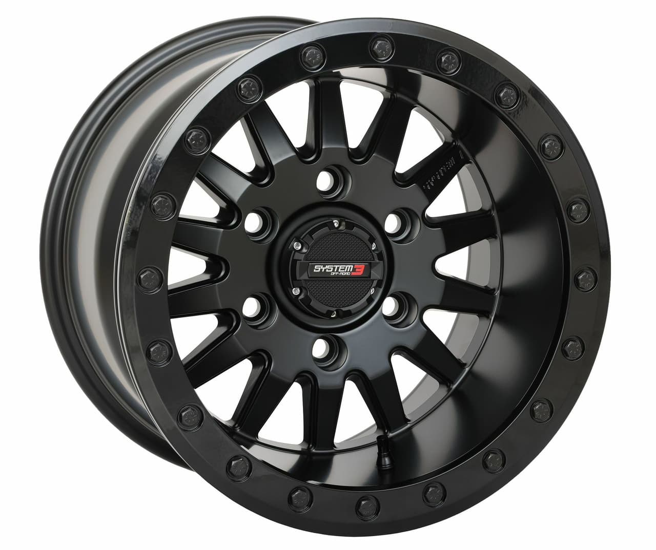 System 3 SB8 Wheel 15X10 5+5 (0MM) 6/5.5 Matte Black