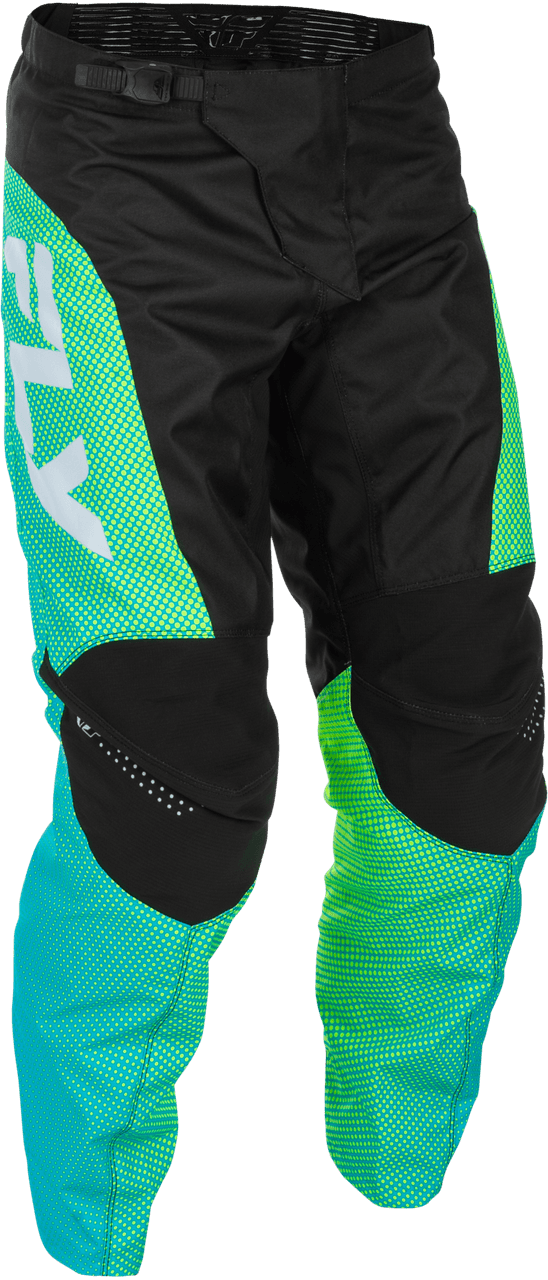 Fly Racing F-16 Pants Aqua/Black/White Size 38