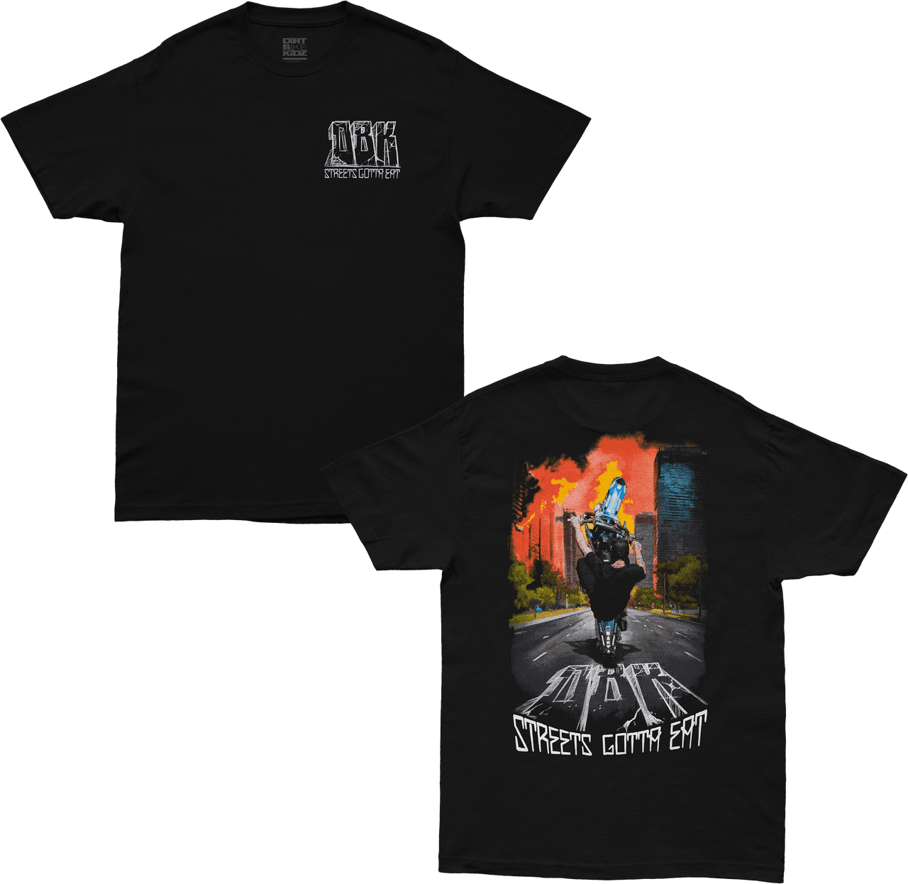 Dbk Streets Gotta Eat Tee Black SM