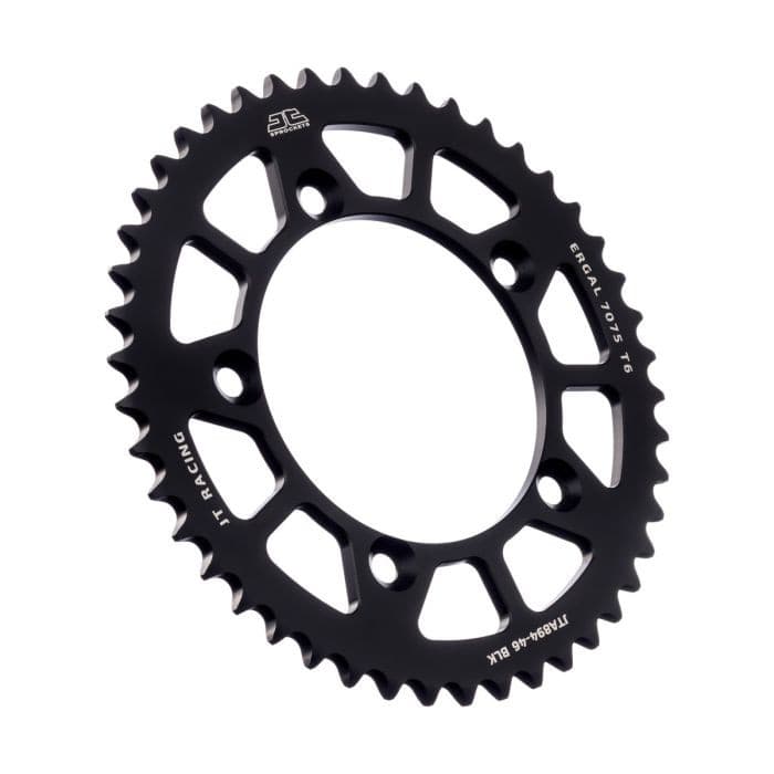 REAR ALLOY SPROCKET BLACK 46-TOOTH