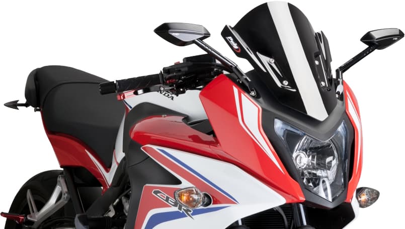 WINDSCREEN RACING BLACK