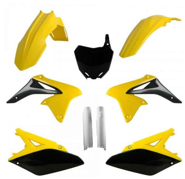 POLISPORT REPLICA PLASTIC KIT,FULL KIT SUZUKI OEM COLOR 10-12