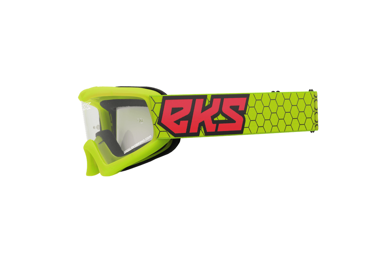 XGROM YOUTH GOGGLE FLO YLW/BLACK/FIRE RED CLEAR