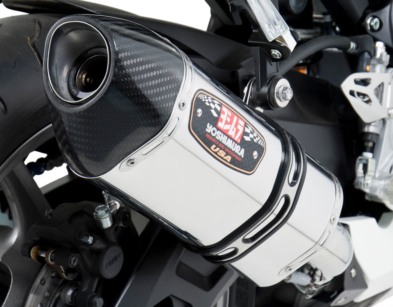 EXHAUST STREET R-77 SLIP-ON SS-SS-CF