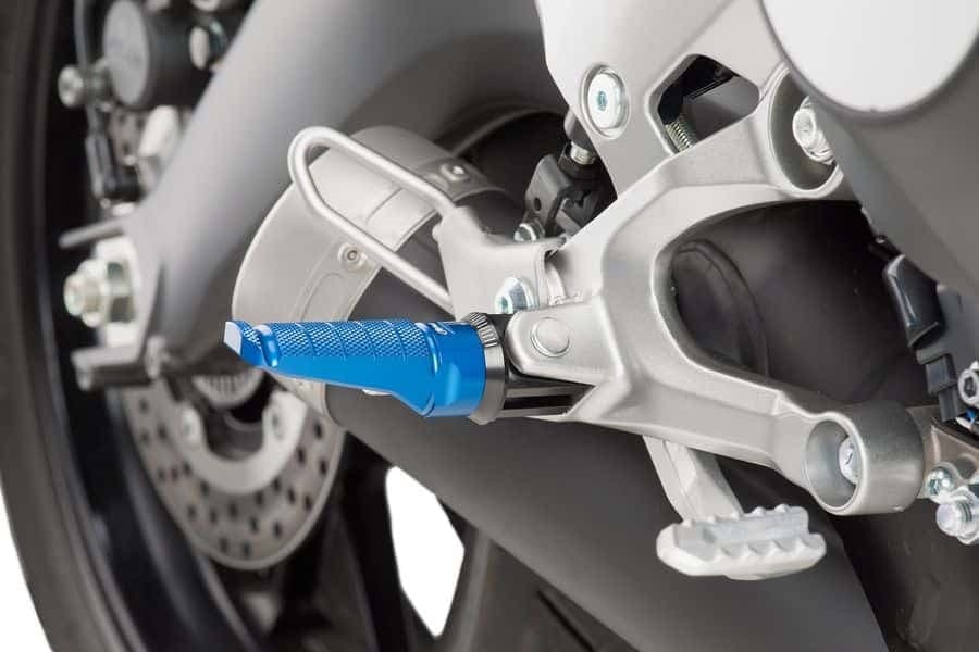 Puig Footpegs Racing Blue Pair