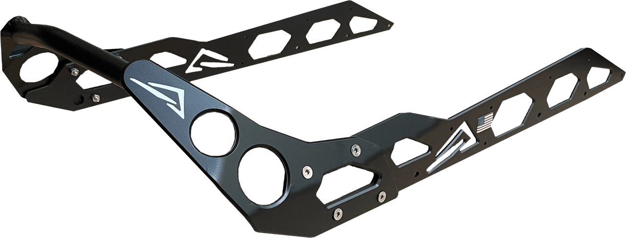 Spg Rear Bumper Flat Black S/D 146"