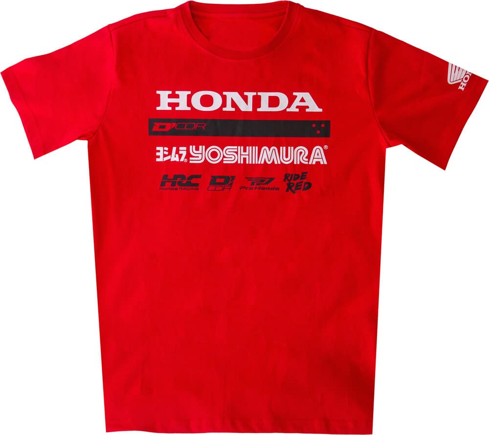 D-Cor Honda FACTORY2 Tee Red LG