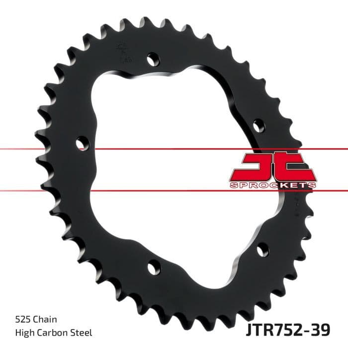 JT STEEL REAR SPROCKET DUCATI 39 TOOTH