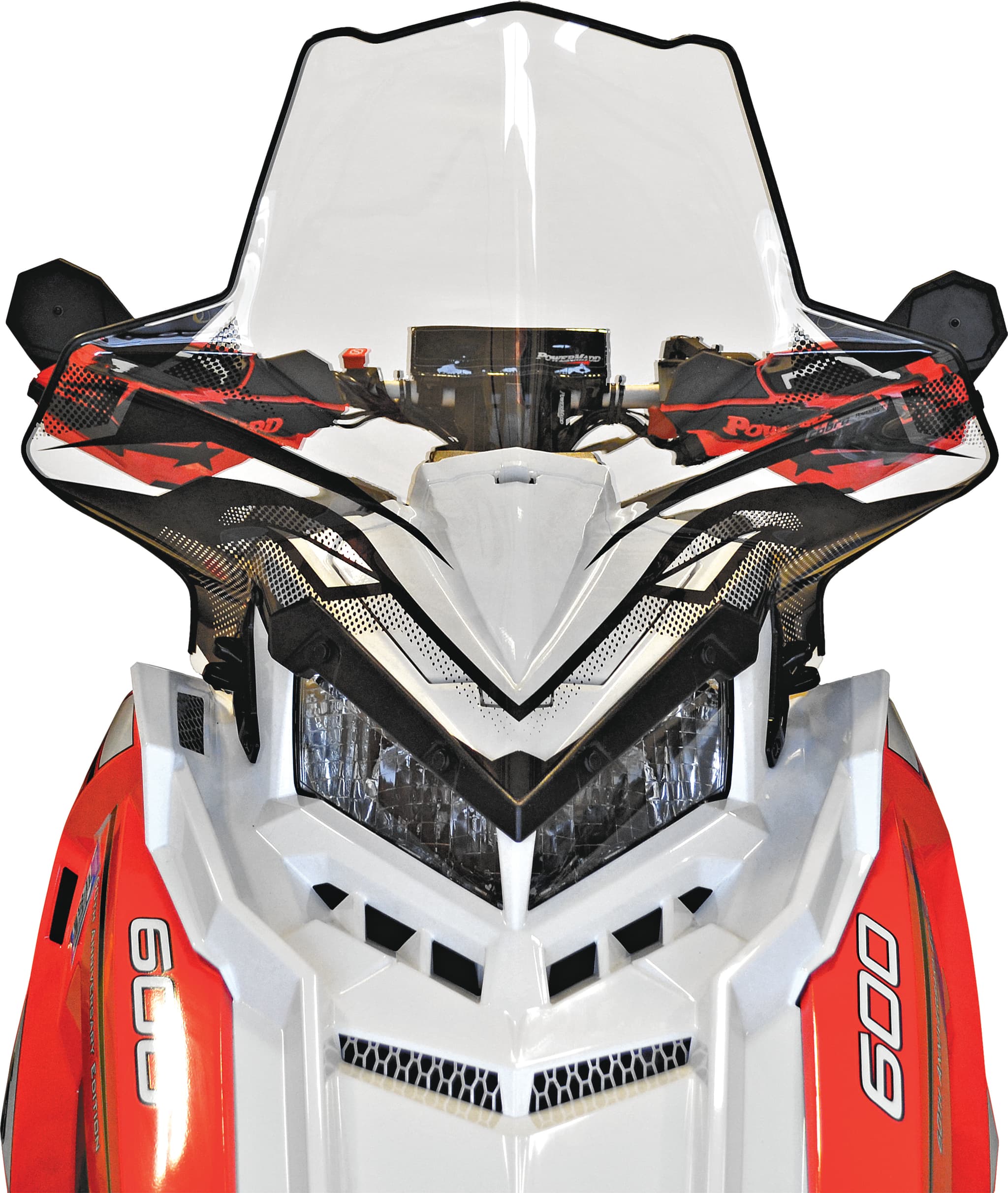 Powermadd Cobra Windshield Tall Clear 20.5" Polaris Axys