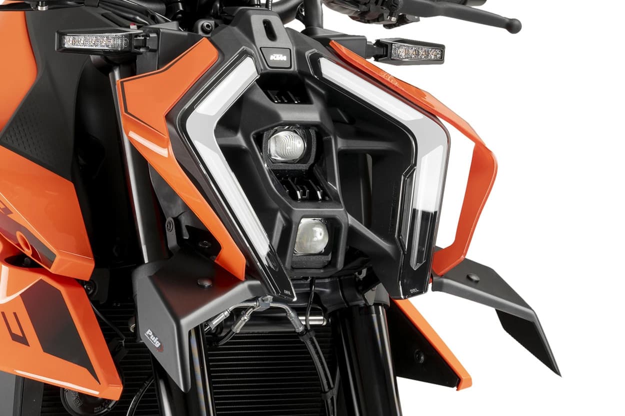 DOWNFORCE FRONT SPOILER MATT BLACK KTM