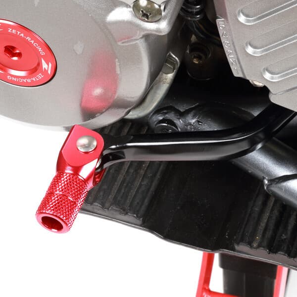 Zeta Forged Shift Lever Red Honda