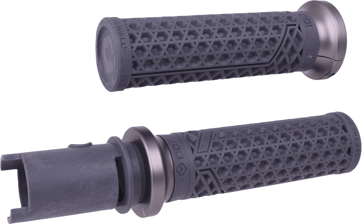 VAN'S LOCK-ON GRIPS GRAPHITE/GUN METAL CVO `23-24