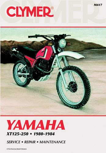 Clymer Repair Manual Yamaha XT125-250