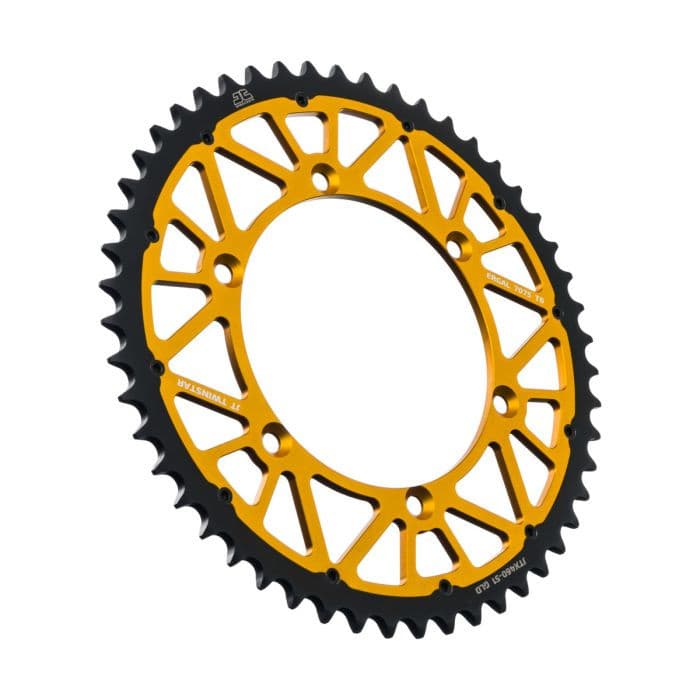 TWINSTAR SPROCKET GOLD 51-TOOTH