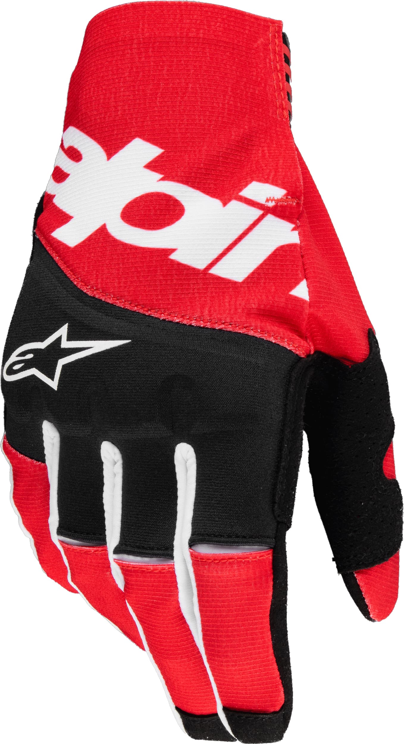 TECHSTAR GLOVES BLACK/BRIGHT RED MD