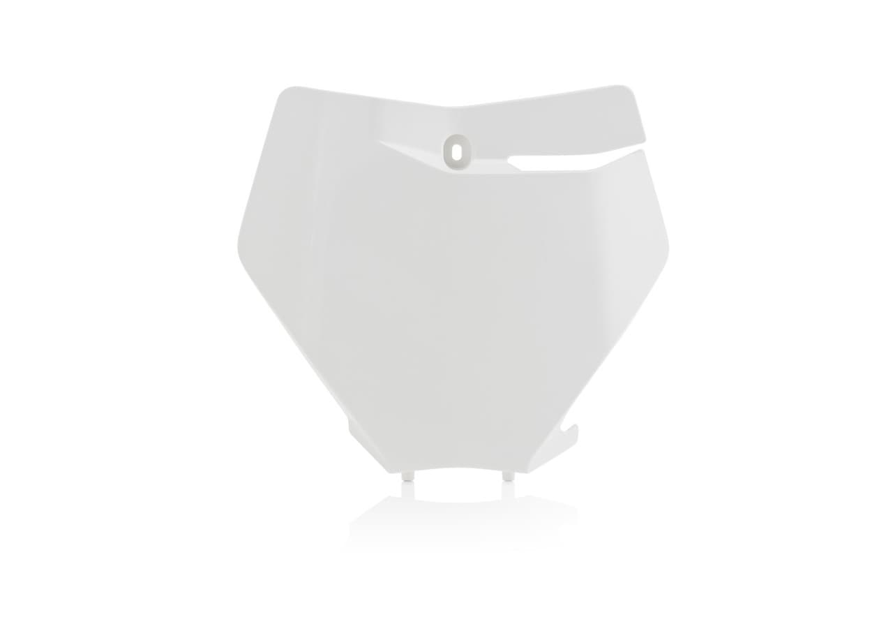 Acerbis Front Number Plate White