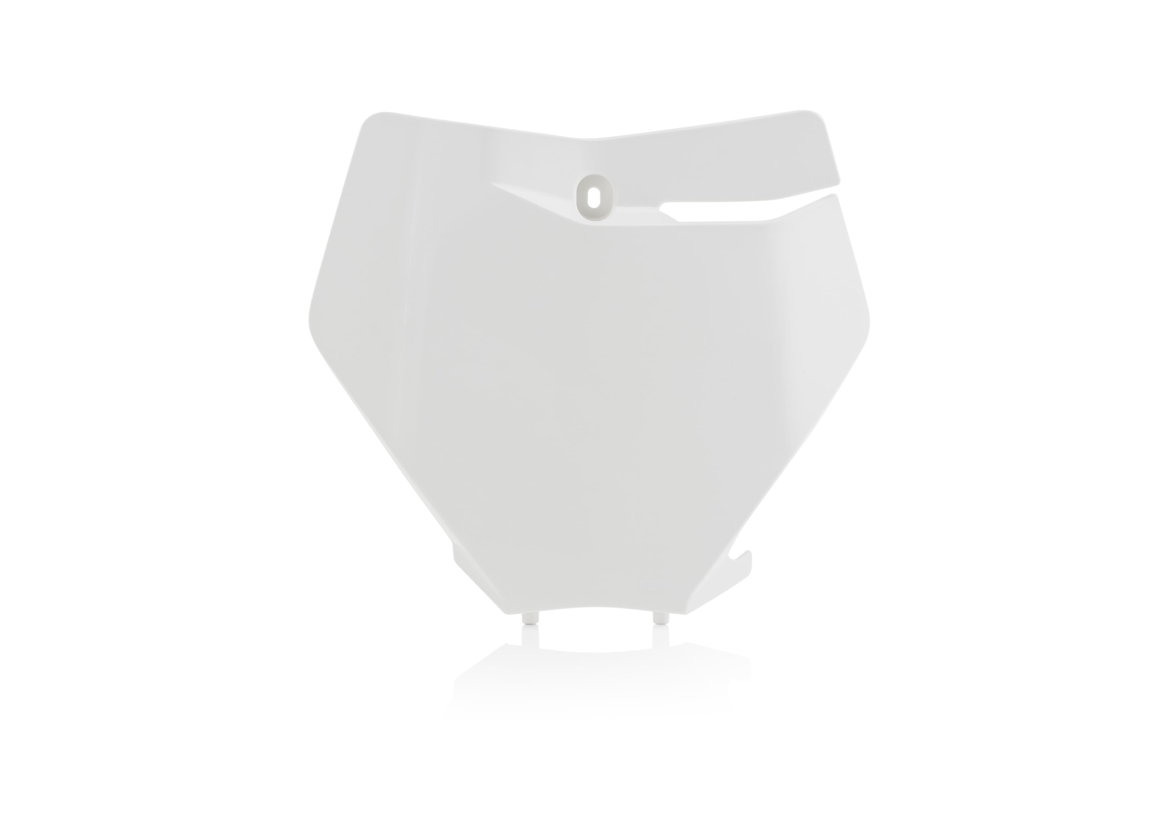 FRONT NUMBER PLATE WHITE