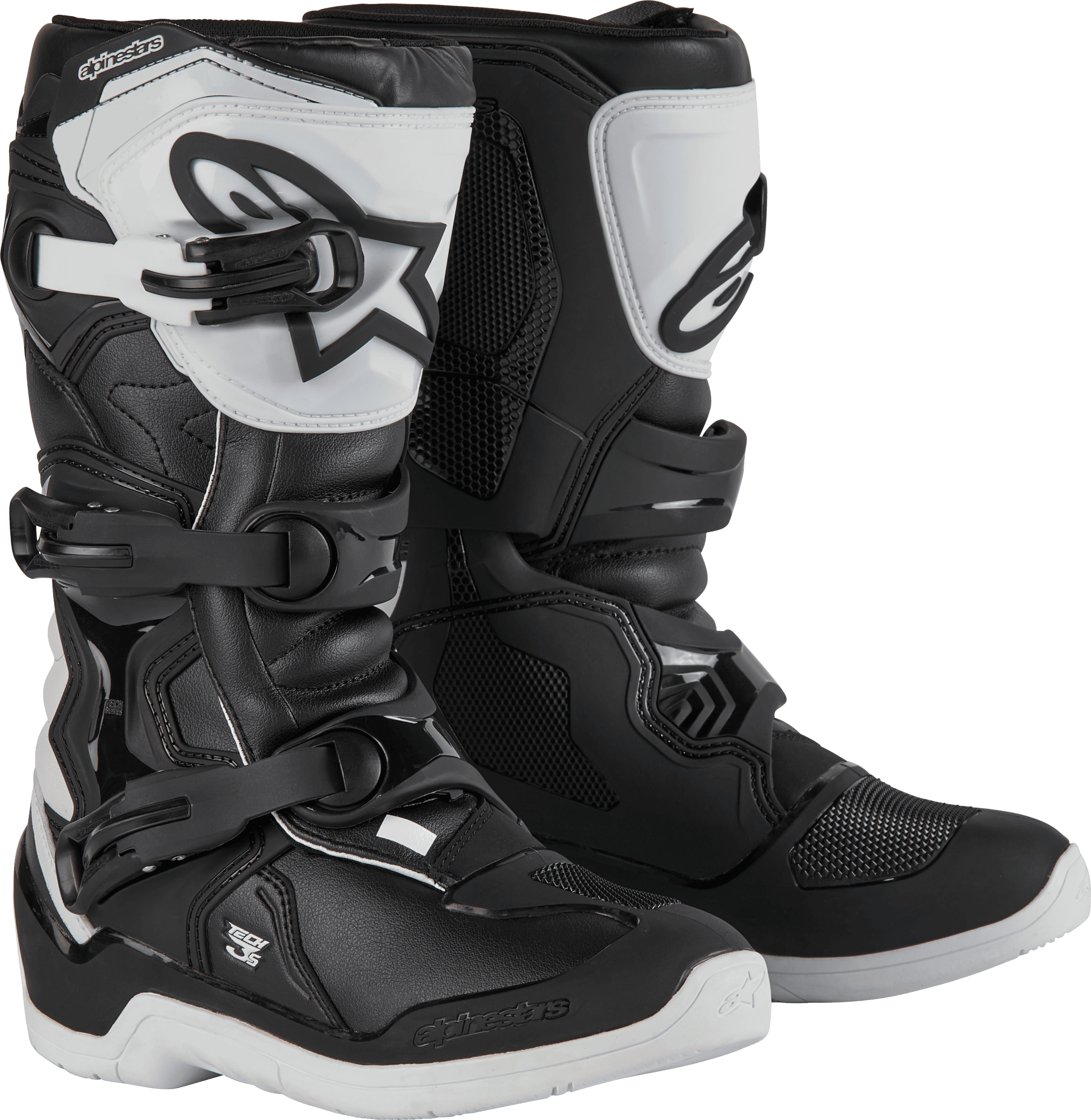 TECH 3S YOUTH BOOTS WHITE/BLACK SZ 7