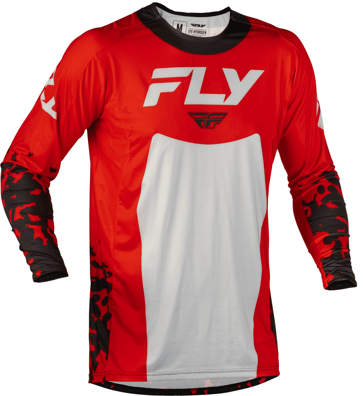 Fly Racing Lite Flake Jersey Red/Grey/Black 2X