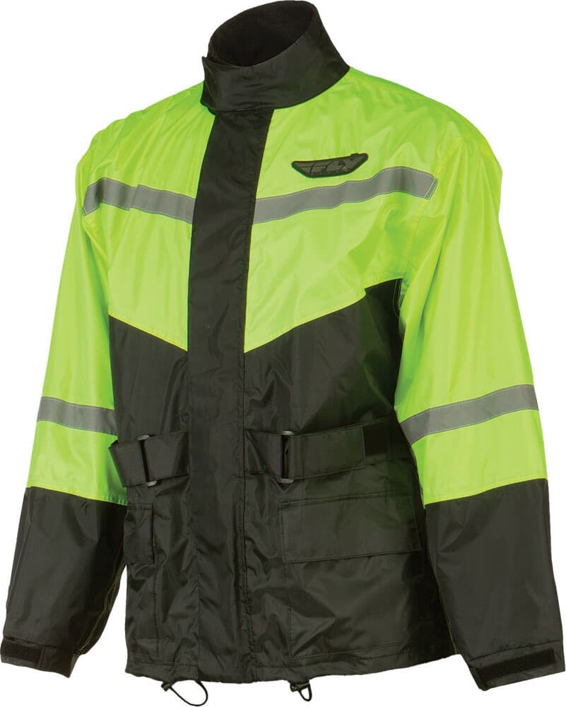 Fly Racing 2-PIECE Rain Suit Black/Hi-Vis 5X