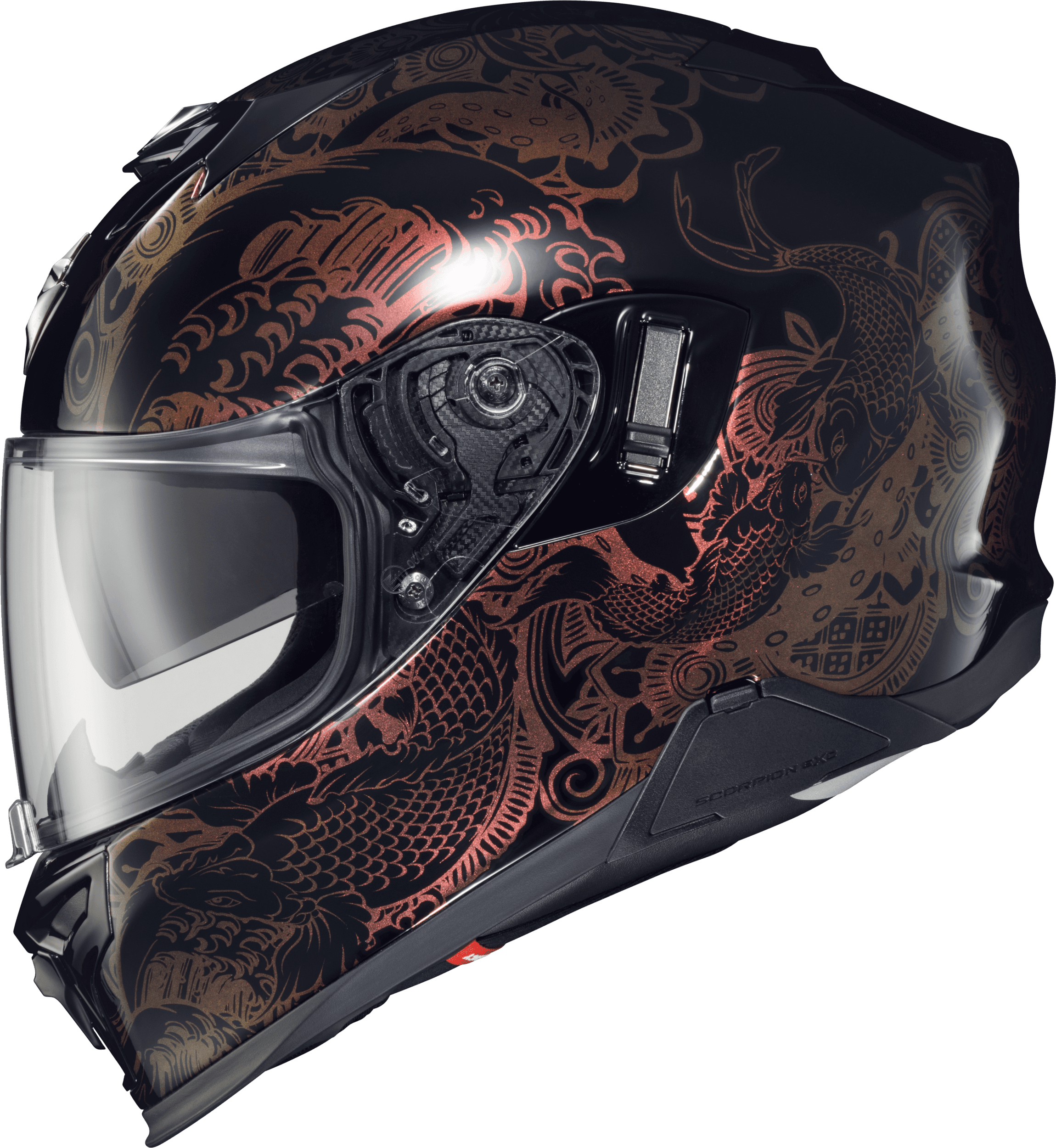 EXO-T520 HELMET NAMA-SUSHI BLACK/CHAMELEON XS
