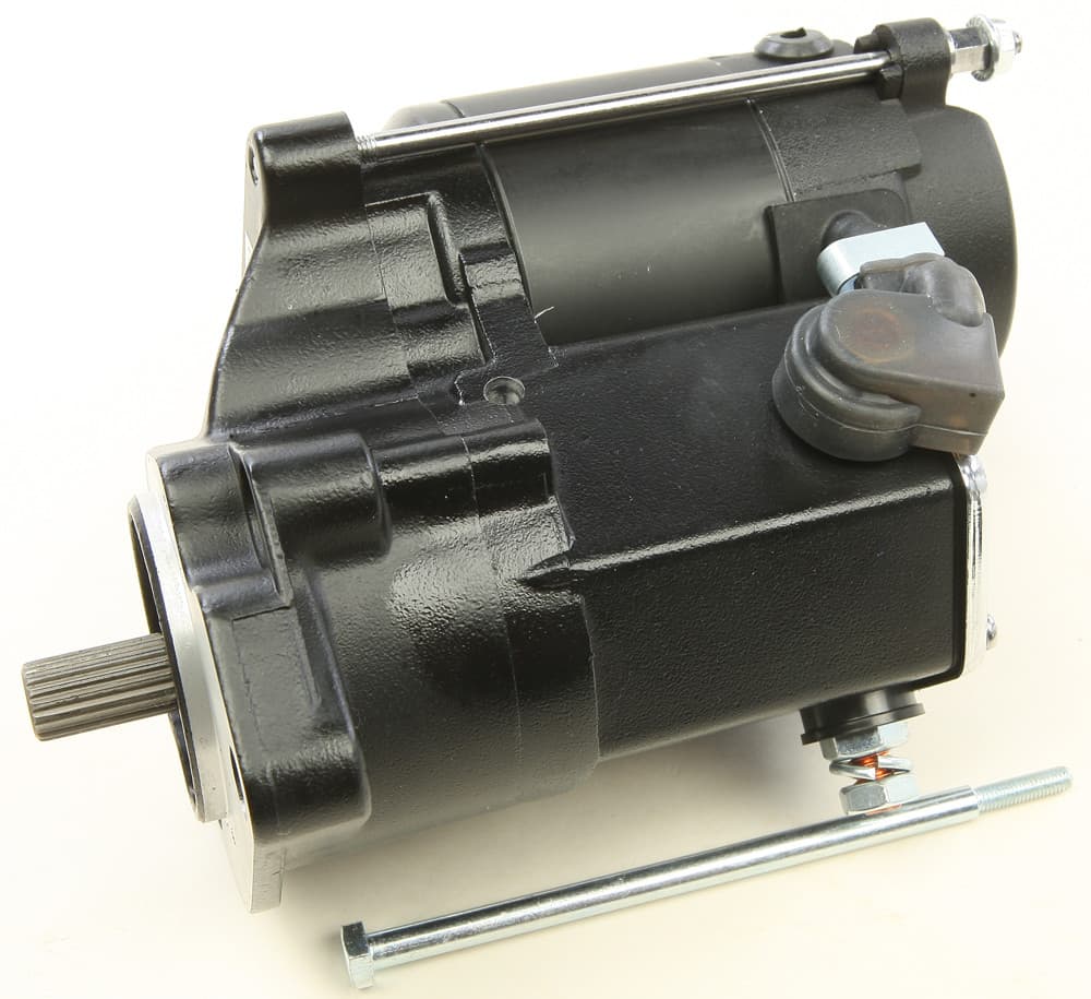 BIG TWIN STARTER 1.4KW BLACK 10-32 SHAFT