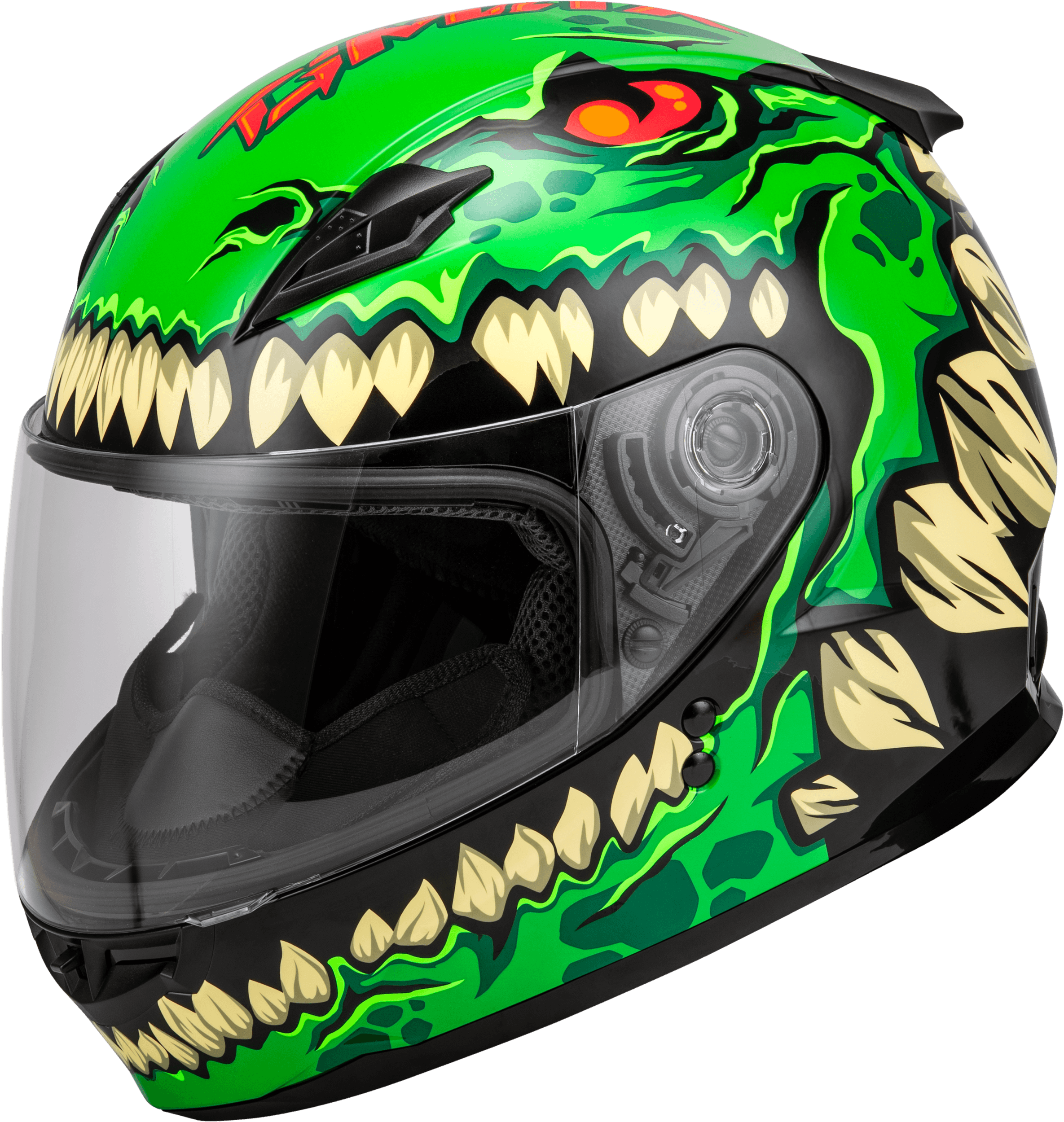 YOUTH GM-49Y DRAX HELMET GREEN YL