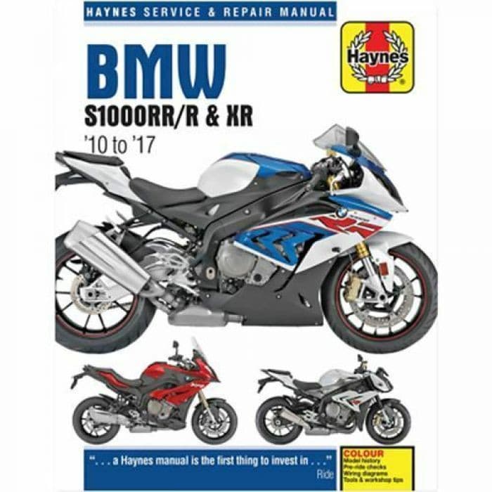 BMW S1000RR/R & XR '10-'17 HAYNES MANUAL