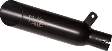 Voodoo Slip-On Suzuki Black Single GSX-R1000