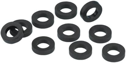James Gaskets Gasket Washer Shift Lever Black Nylon 10/Pack 6057