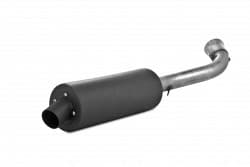 SINGLE SLIP-ON SYSTEM W/ 4.25" SPORT MUFFLER BLK