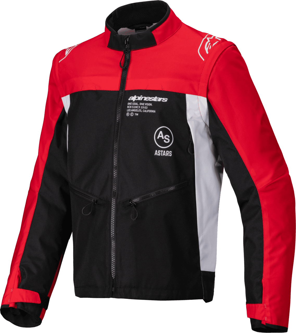 Alpinestars Pro-Dura Jacket Black/Bright Red/White MD