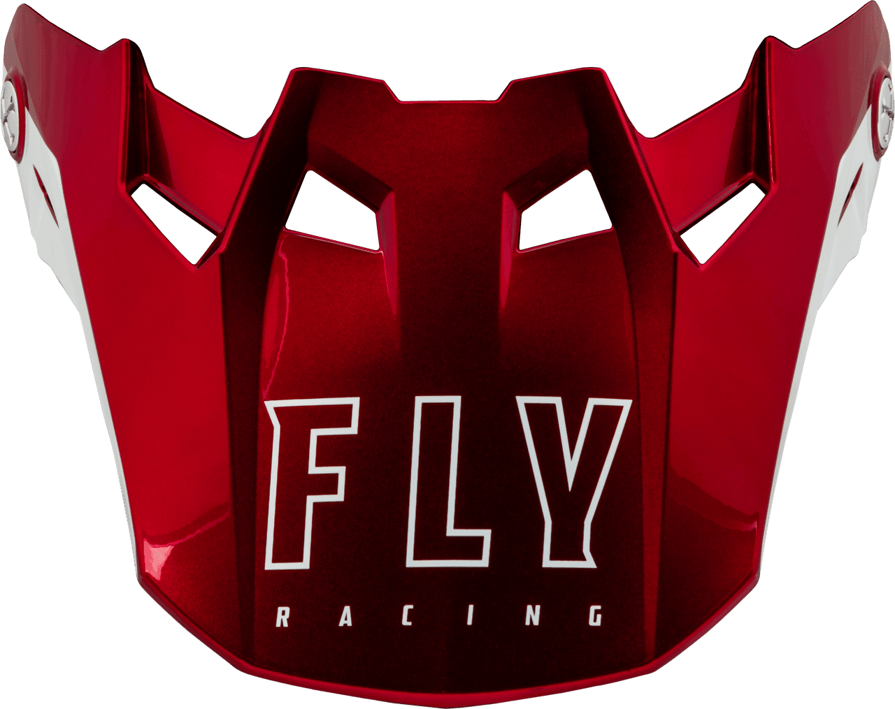 Fly Racing Formula Cc Centrum Visor Metallic Red/White XL/2X