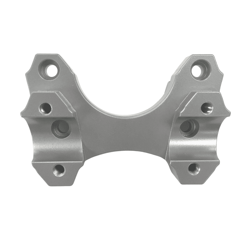 Helibars Handlebar Risers Silver Yamaha