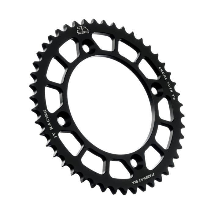 REAR ALLOY SPROCKET BLACK 47-TOOTH