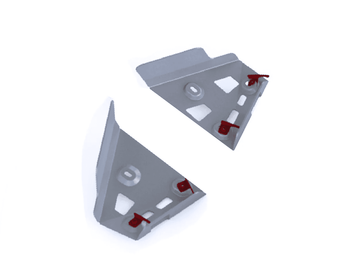 ALLOY FRONT A ARM GUARDS HON