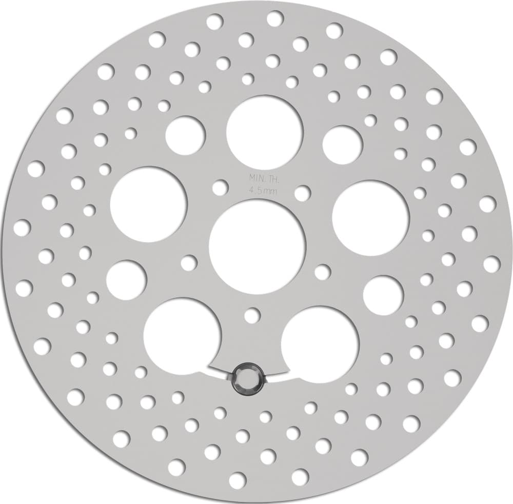 HardDrive Ss Drilled Front Rotor 11.8 Machined