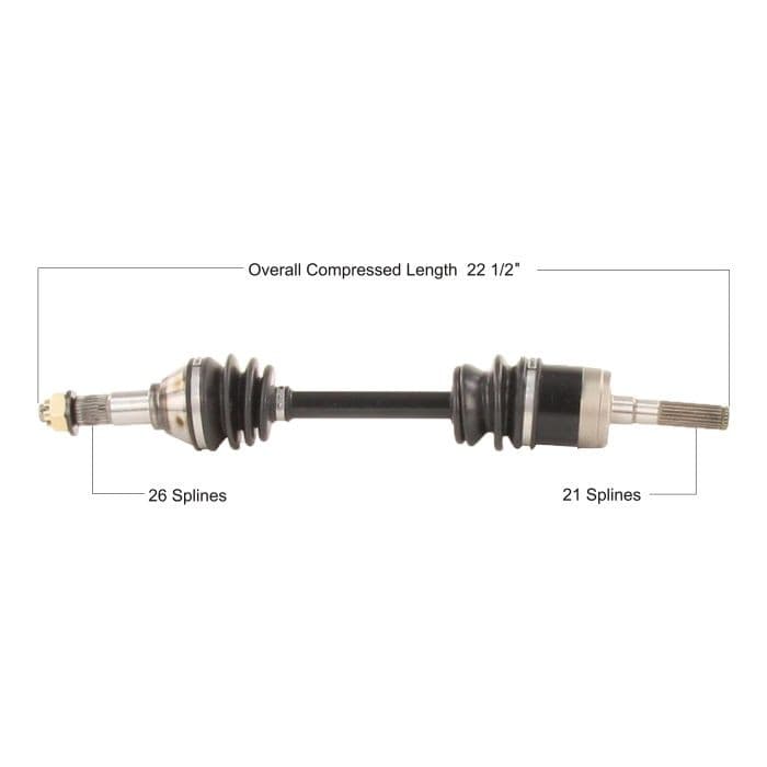TYTANEUM OE REPLACEMENT CV AXLE CAN-AM FRONT RIGHT
