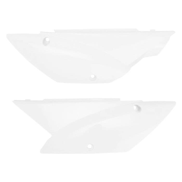 POLISPORT REPLICA PLASTIC,SIDE PANELS KAWASAKI WHITE