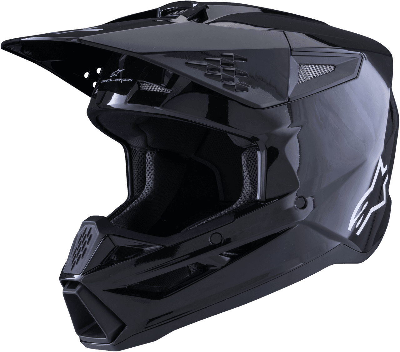 SM3 SOLID HELMET BLACK GLOSSY SM