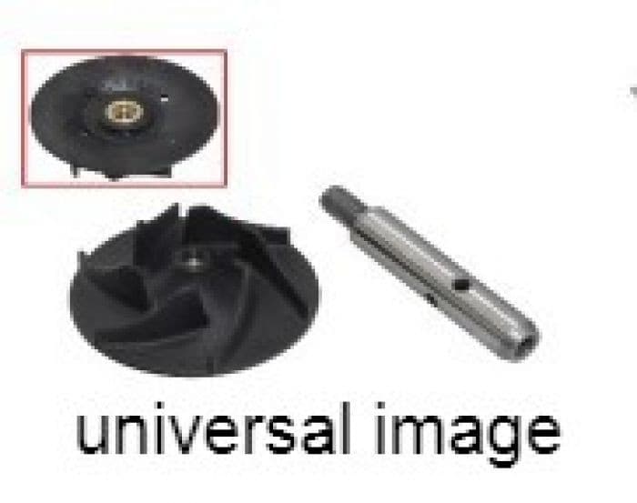 BRONCO WATER PUMP SHAFT W/GEAR & IMPELLER