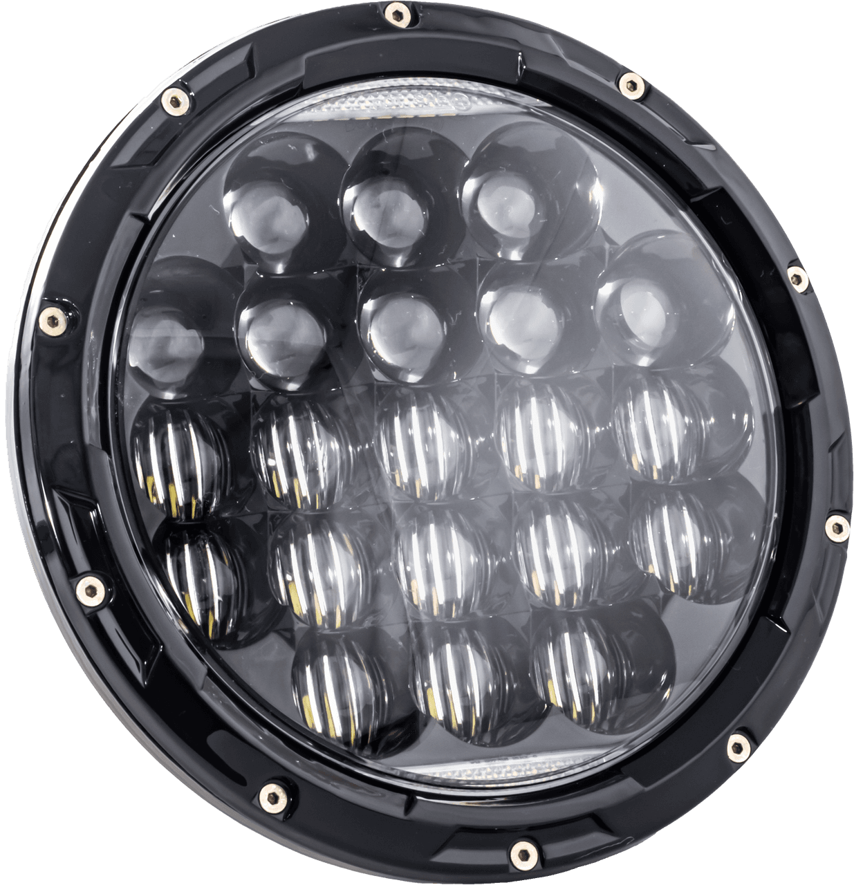 Letric Lighting Co 7" LED Multi-Mini Black W/ Mount Adapter