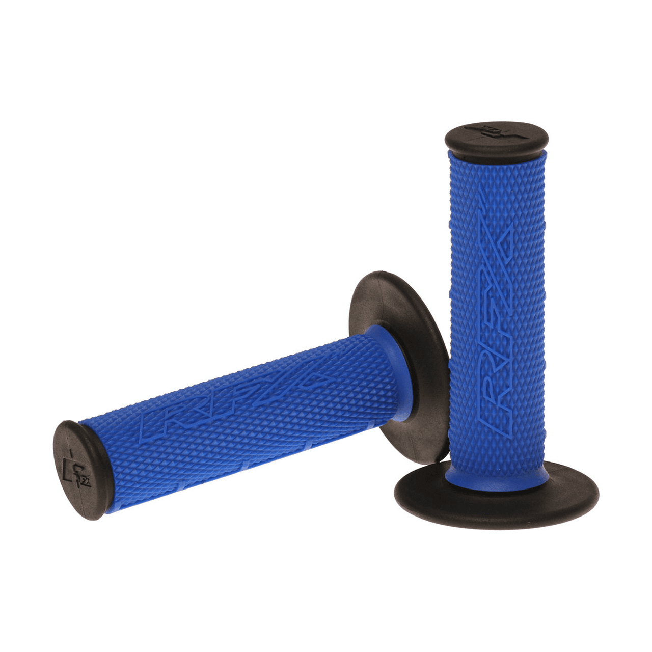 RFX Dual Compound Grips Blue With Black Ends