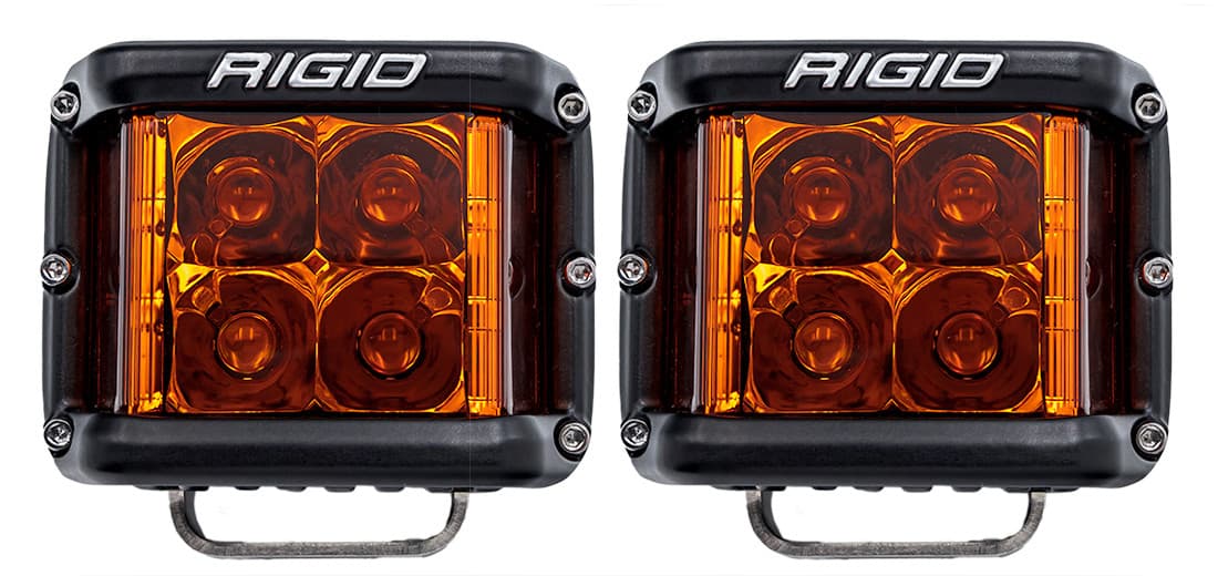 Rigid D-Ss Series Spot Pair Amber Pro