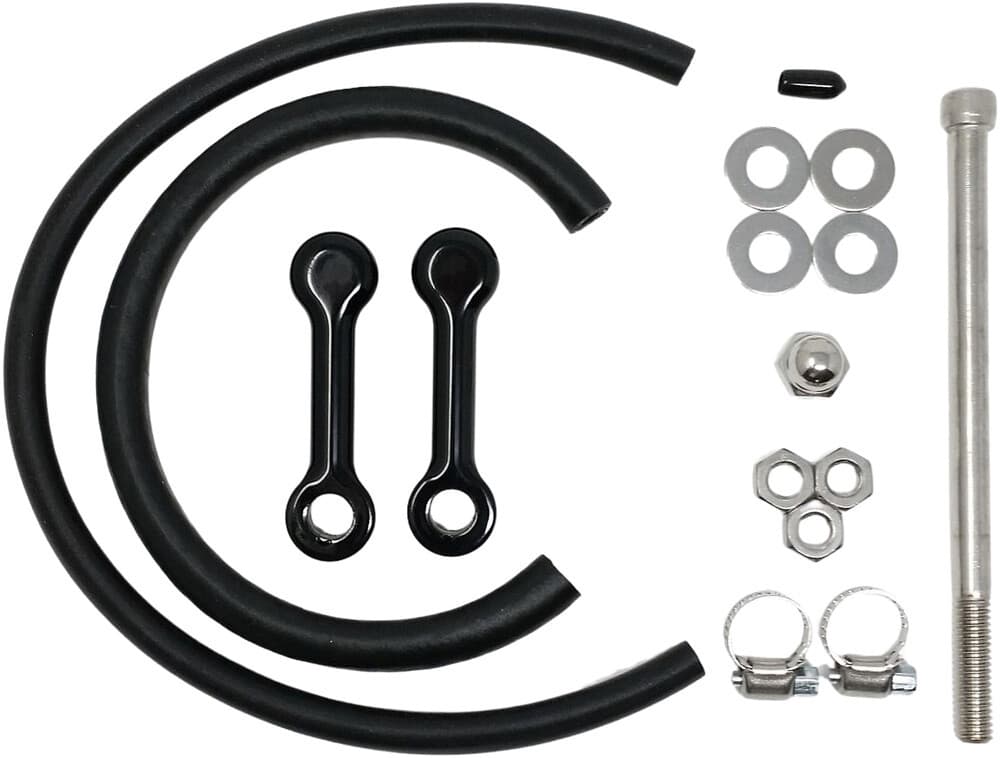 Dk Custom Products Billet Tank Lift Kit 3" `10-17 Dyna Powder Coat Black