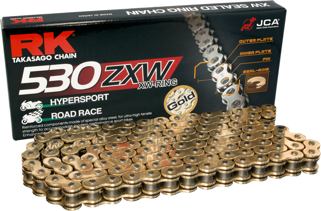 Rk Excel GB530ZXW Drive Chain Gold 530 X 130