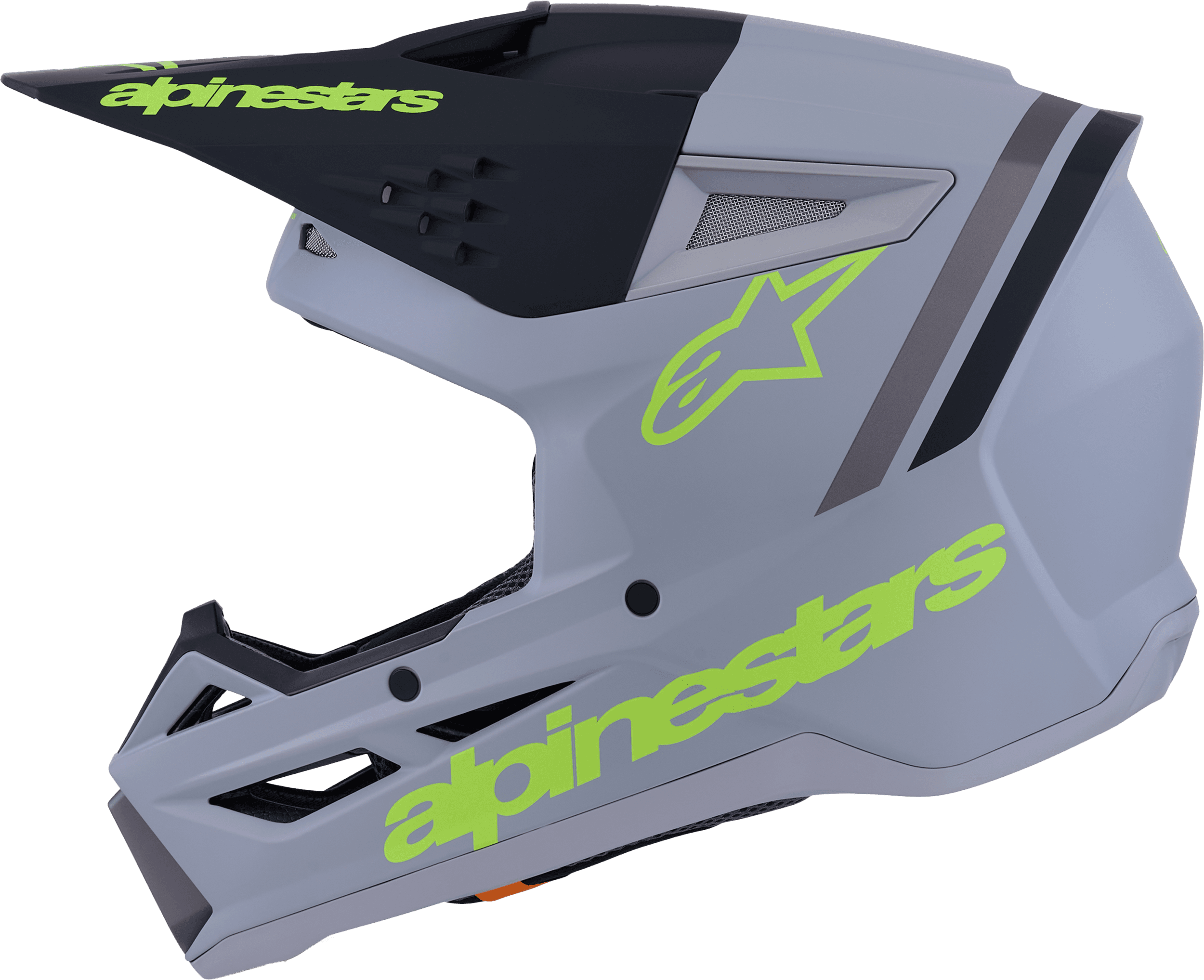 SM3 RADIUM HELMET GRY/BLK/YLW FLUO MATT MD